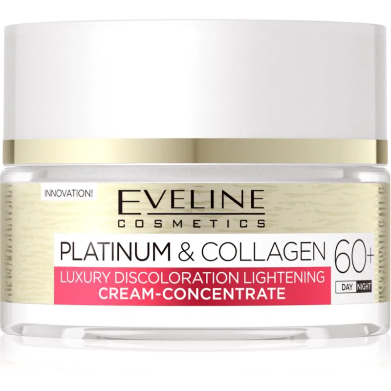 Eveline Cosmetics Platinum & Collagen αντιρυτιδική κρέμα ημέρας και νύχτας 60+ 50 ml