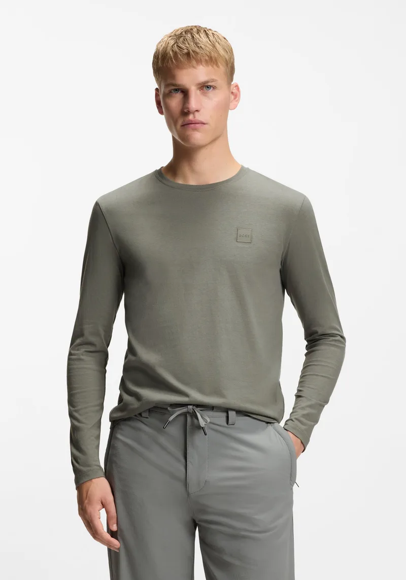 BOSS Μπλούζα της σειράς Tacks - 50512111 076 Open Grey