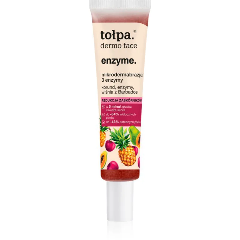 Tołpa Dermo Face Enzyme απαλό Scrub κατά των μαύρων κουκίδων 40 ml