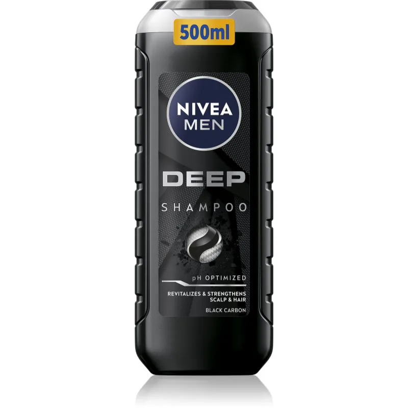 NIVEA MEN Deep δυναμωτικό σαμπουάν 500 ml