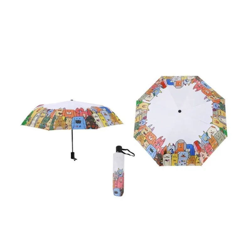 Ομπρέλα Total Gift Αυτόματη Stay Pawsitive 20cm ( open 88cm)