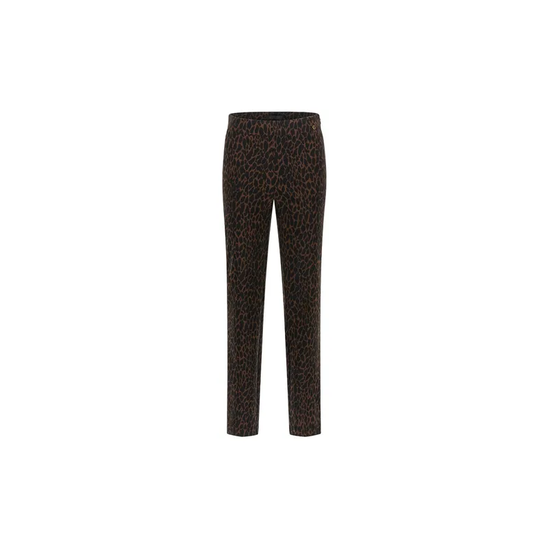 Καλσόν Guess CRETA STRETCH HIGH WAIST SKINNY FIT PANTS WOMEN