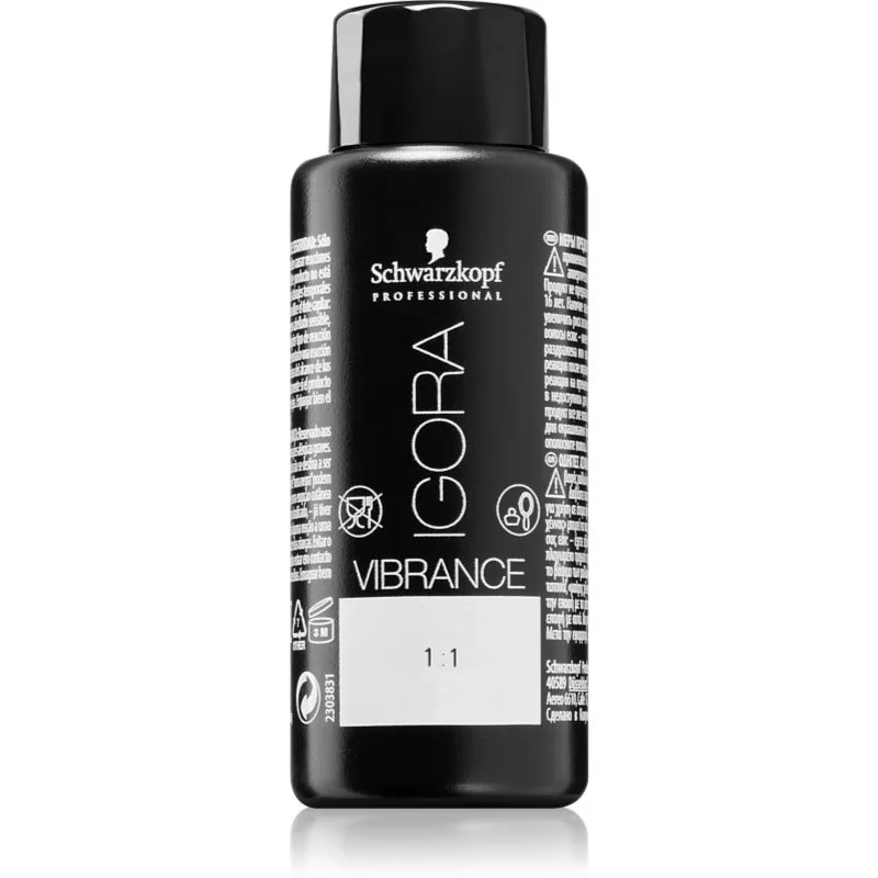 Schwarzkopf Professional IGORA Vibrance ημιμόνιμη βαφή μαλλιών απόχρωση Clear 0-00 60 ml