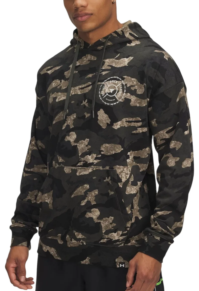 Μπλούζα Μακρυμάνικη Under Armour Project Rock Terry Printed 1389951-310 Ανδρικό