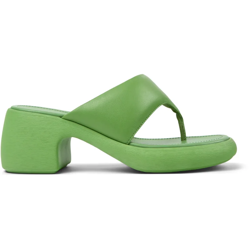CAMPER Thelma - Πέδιλα Για Γυναικεία - Πράσινο, Μέγεθος 36, Smooth leather