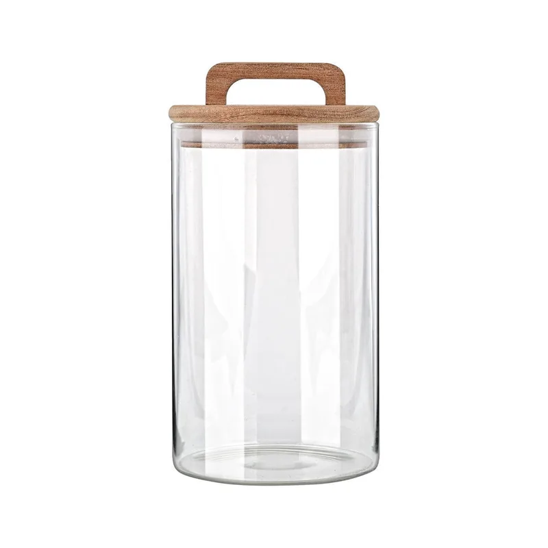 Estia Δοχείο Αποθήκευσης Allure Γυάλινο 1000Ml 10X10X19Cm