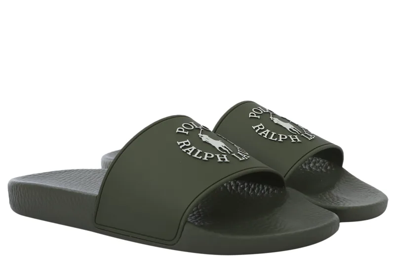 Slides Polo Ralph Lauren P. Slide CB 809892947003-SAGE GREEN-WHITE Ανδρικό