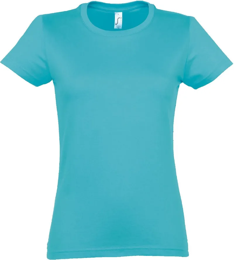 Γυναικείο T-shirt Imperial Women SOLS 11502 Atoll Blue