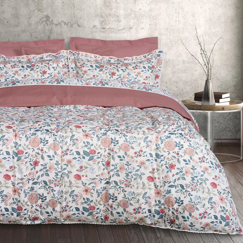 Παπλωματοθήκη Υπέρδιπλη Σετ 220x240 Das Home Prestige 1683 Ροζ 220x240