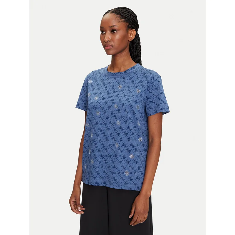 Guess T-Shirt V5GI16 I3Z14 Σκούρο μπλε Regular Fit