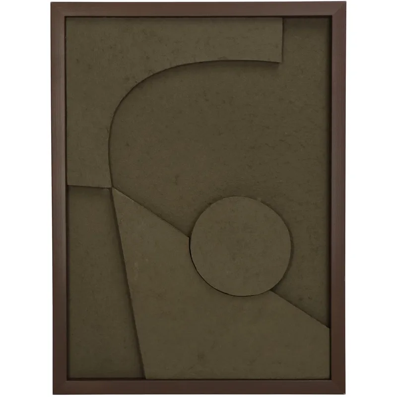 Διακοσμητικό Τοίχου ArteLibre Πράσινο Χαρτί 30x3x40cm