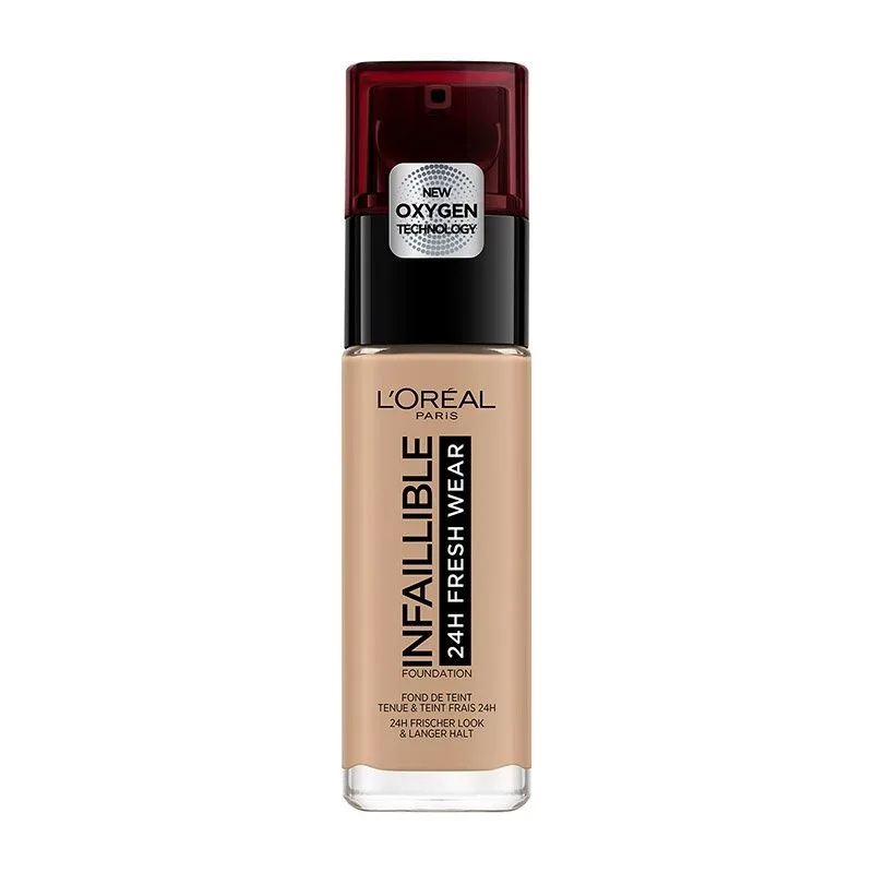 L'Oreal Paris Infaillible 24H Foundation 30ml Βάση που Εξασφαλίζει Διάρκεια & Ανθεκτικότητα - Sand