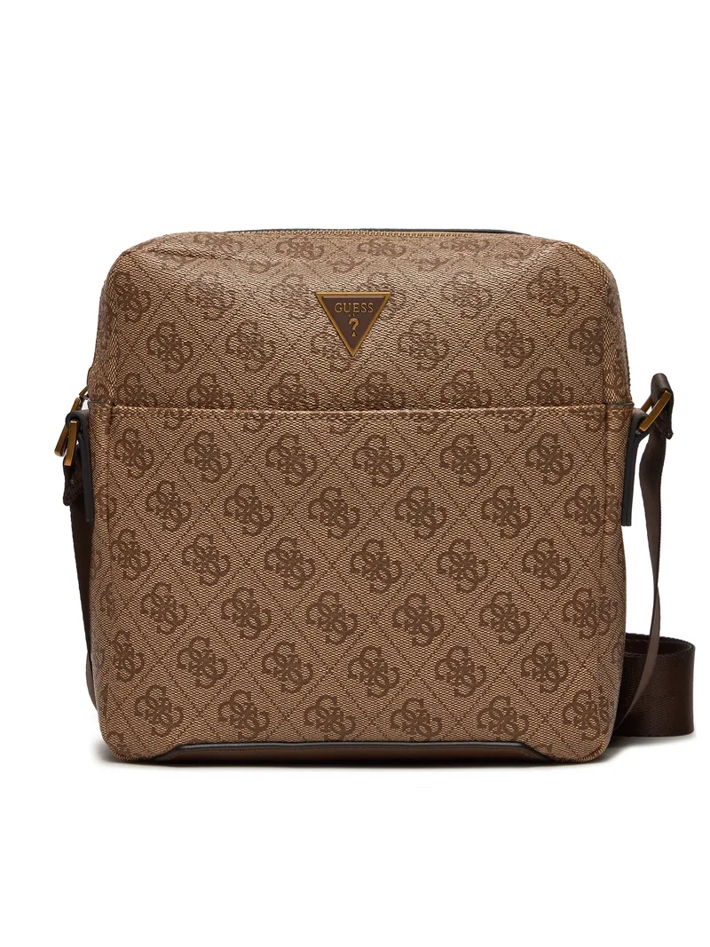 Guess Ανδρικό Τσαντάκι Ώμου Torino HMTOLOP4258-BBO Μπεζ