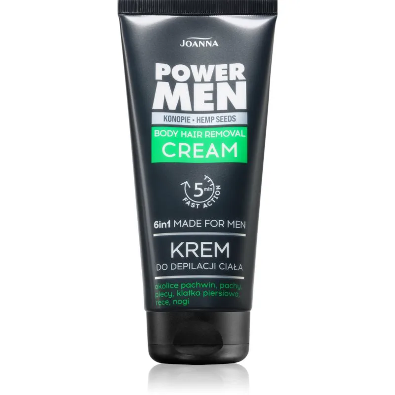 Joanna Power Men Body Hair Removal αποτριχωτική κρέμα για άντρες 150 ml