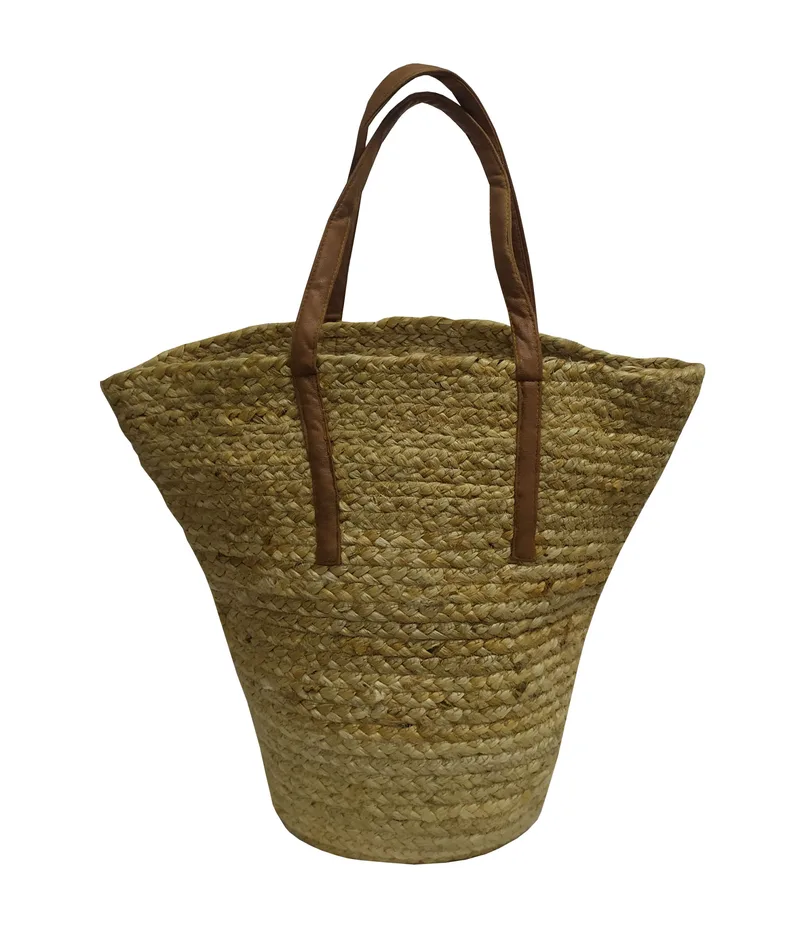 Τσάντα Θαλάσσης Jute Natural 40x50εκ. Design 5 Komvos Home 7012200-1 (Ύφασμα: Jute (γιούτα), Χρώμα: Natural) - KOMVOS HOME - 7012200-1