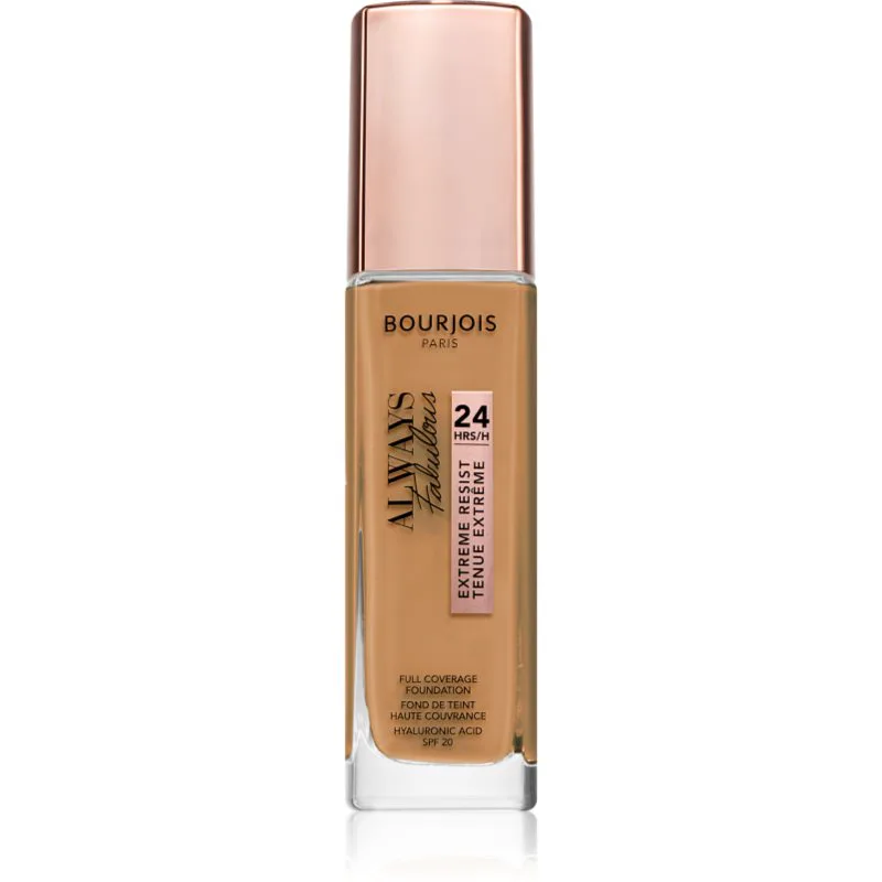 Bourjois Always Fabulous μακράς διαρκείας μεικ απ SPF 20 απόχρωση 520 Caramel 30 ml
