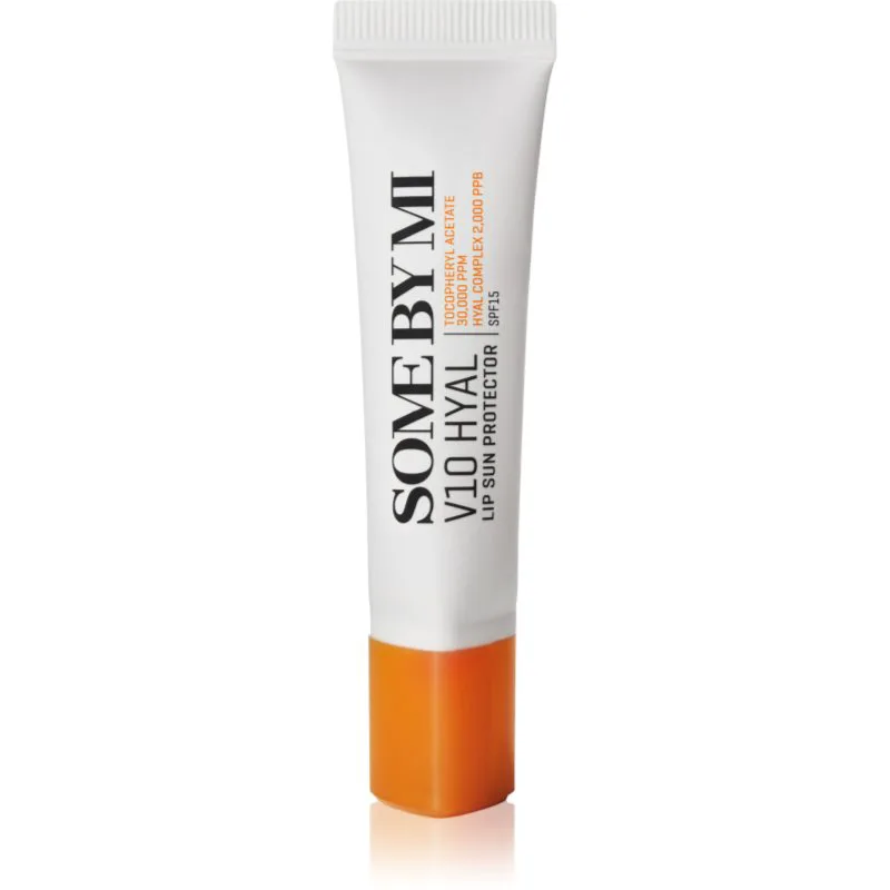 Some By Mi V10 Hyal Lip Protector προστατευτικό βάλσαμο για τα χείλη SPF 15 απόχρωση Transparent 7 ml