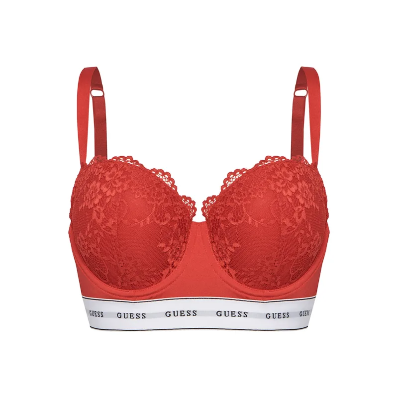 Guess Σουτιέν Push-up O2BC06 KBBT0 Κόκκινο