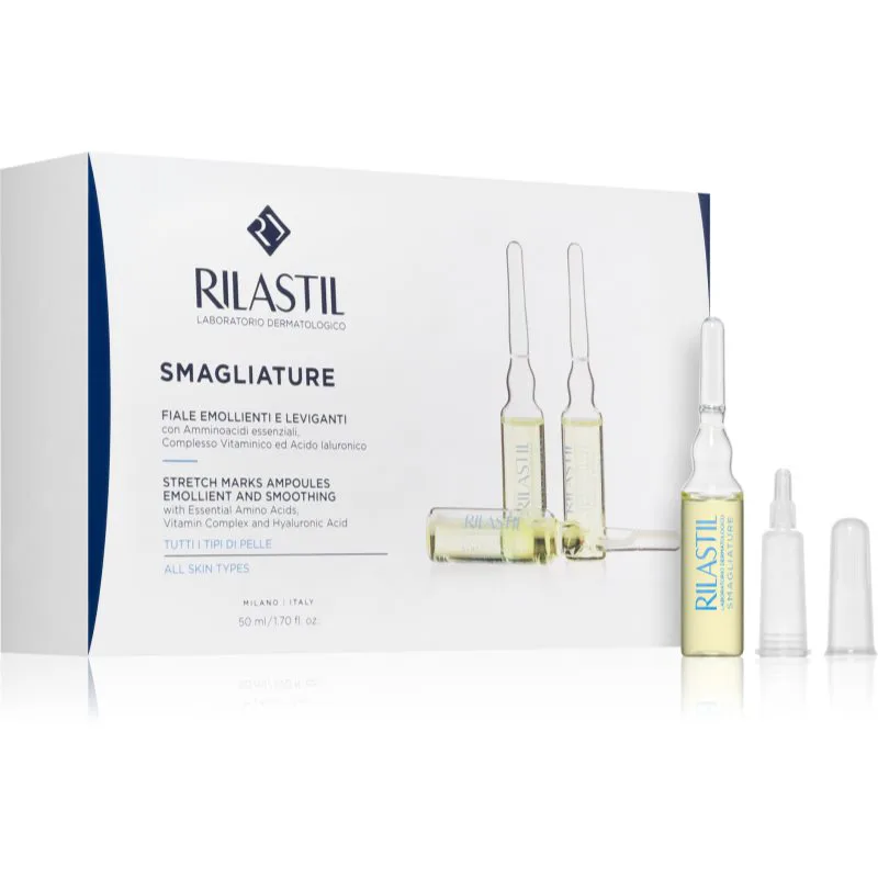 Rilastil Stretch Marks λειαντικός ορός ενάντια στις ραγάδες σε αμπούλες 10 x 5 ml