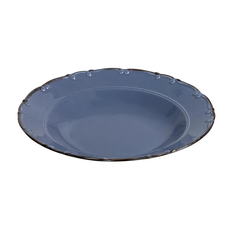 Πιάτο Φαγητού Βαθύ (Φ23) Espiel Liana Blue TLZ104K6