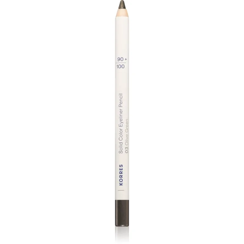 Korres Solid Color Eyeliner Pencil κρεμώδες μολύβι για τα μάτια απόχρωση Olive Green 1.2 γρ