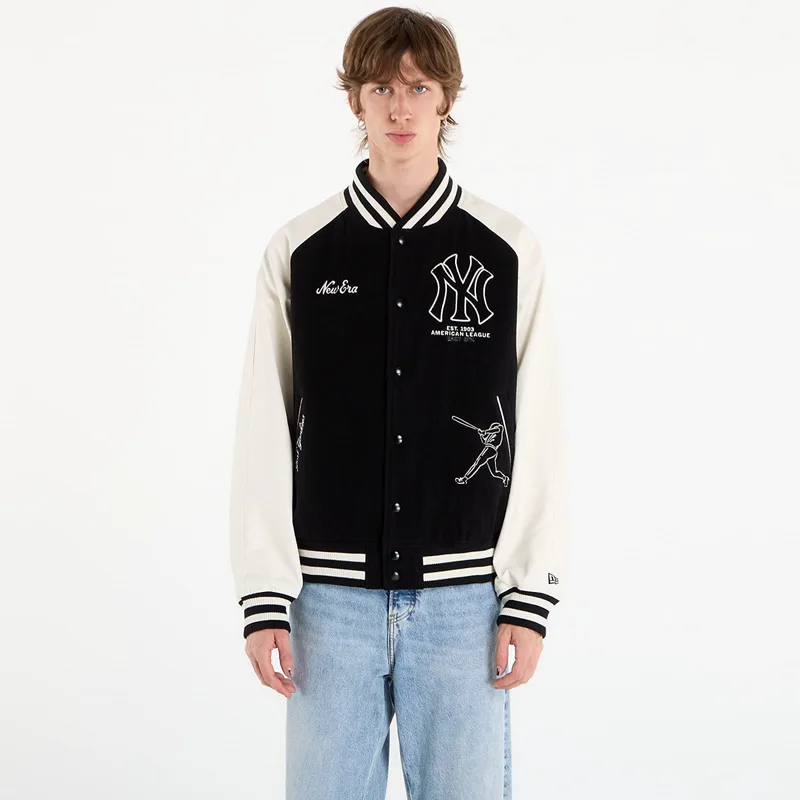 Μπουφάν New Era MLB Varsity Jacket New York Yankees UNISEX Black L