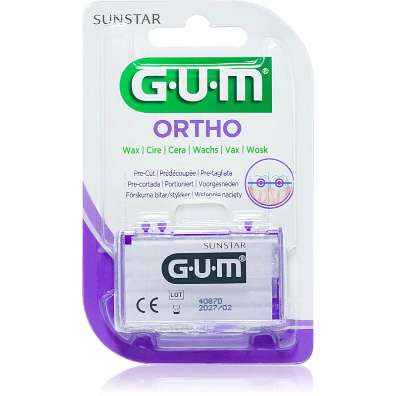 G.U.M Ortho κερί για ορθοδοντικά μηχανήματα 5 τμχ
