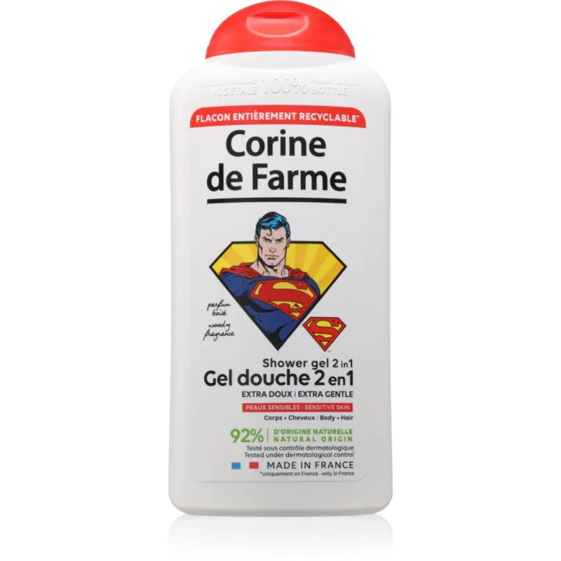 Corine de farme Shower Gel 2 in 1 Superman τζελ για ντους 2 σε 1 300 ml