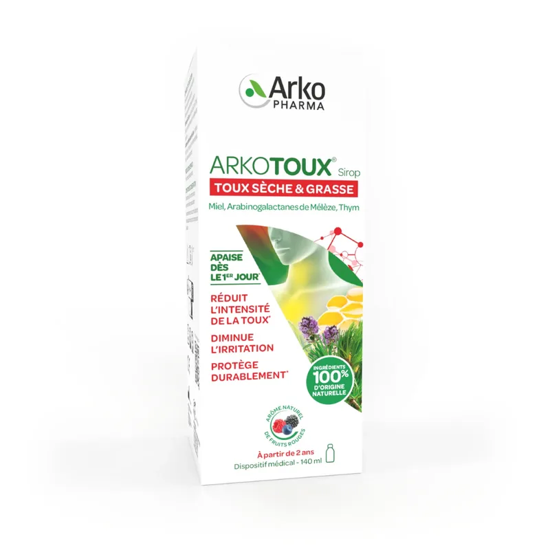 ArkoPharma ArkoToux - Dry & Chesty Cough - Syrup 140ml