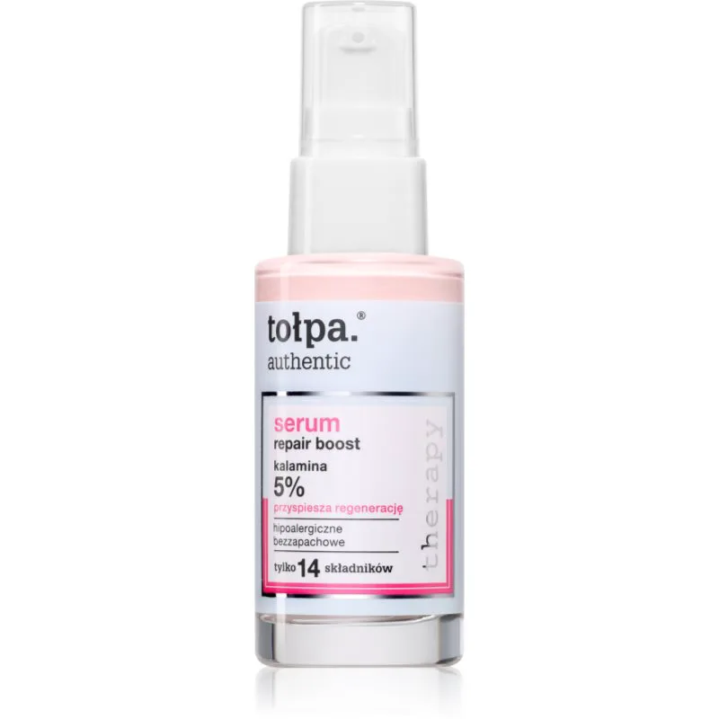Tołpa Authentic Serum Repair Boost δυναμωτικός ορός για να καταπραύνει την επιδερμίδα πρόσωπου 30 ml