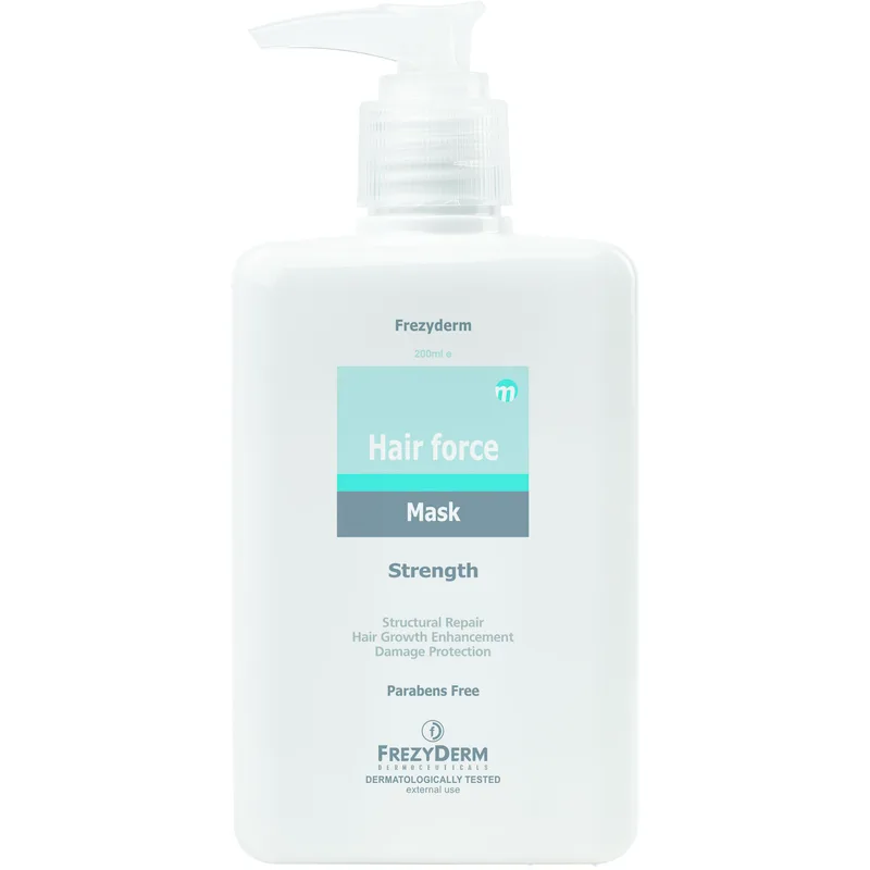 Frezyderm Hair Force Mask Τριχοτονωτική Μάσκα Θρέψης & Ενδυνάμωσης 200ml