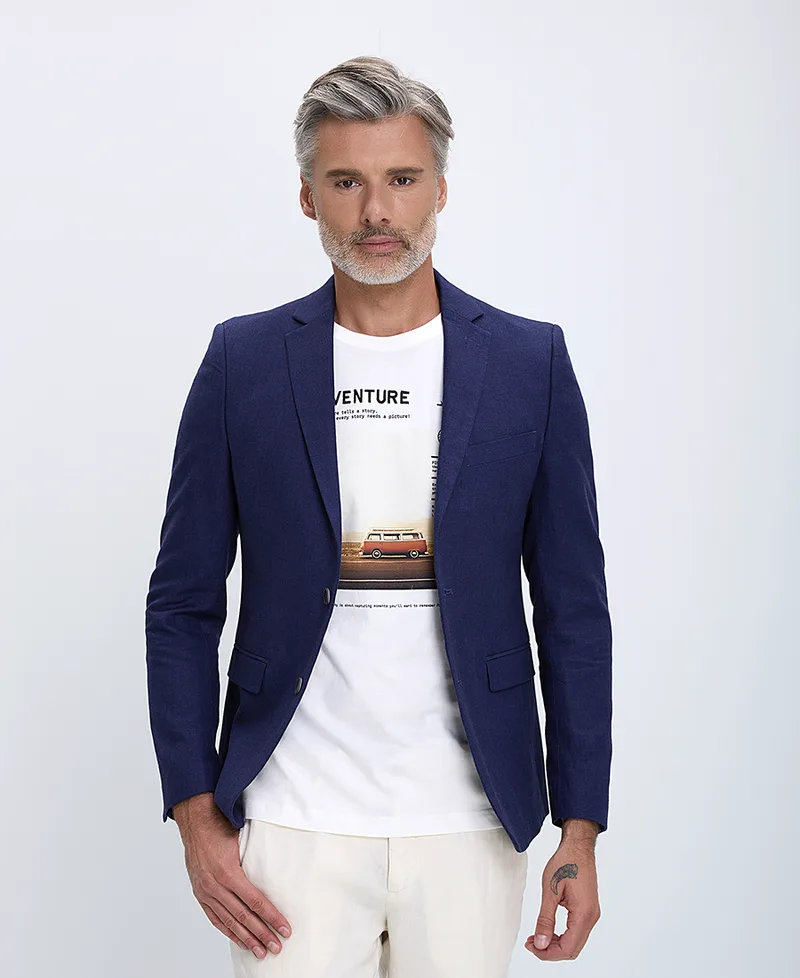 Winfield Ανδρικό Σακάκι με Μικροσχέδιο Modern Fit