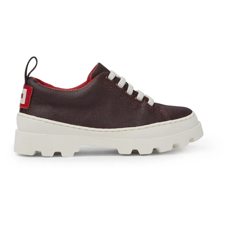 CAMPER Brutus - Smart casual παπουτσια Για Κορίτσια - Μπορντό, Μέγεθος 28, Cotton fabric/Smooth leather