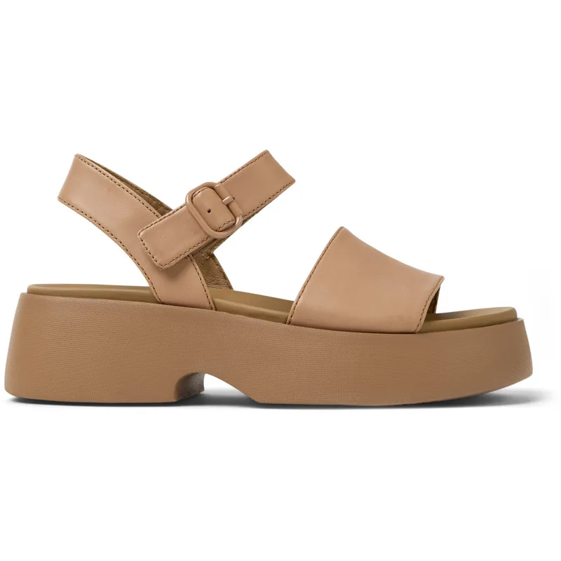 CAMPER Tasha - Πέδιλα Για Γυναικεία - Nude, Μέγεθος 38, Smooth leather