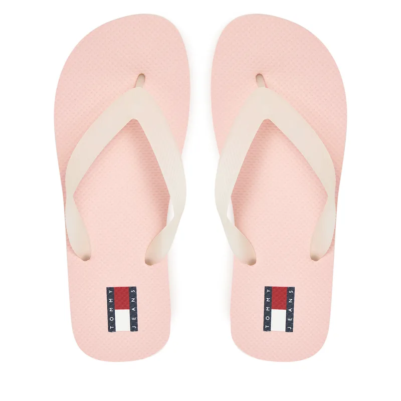 Σαγιονάρες Tommy Jeans Tjw Logo Flip Flop EN0EN02447 Ροζ