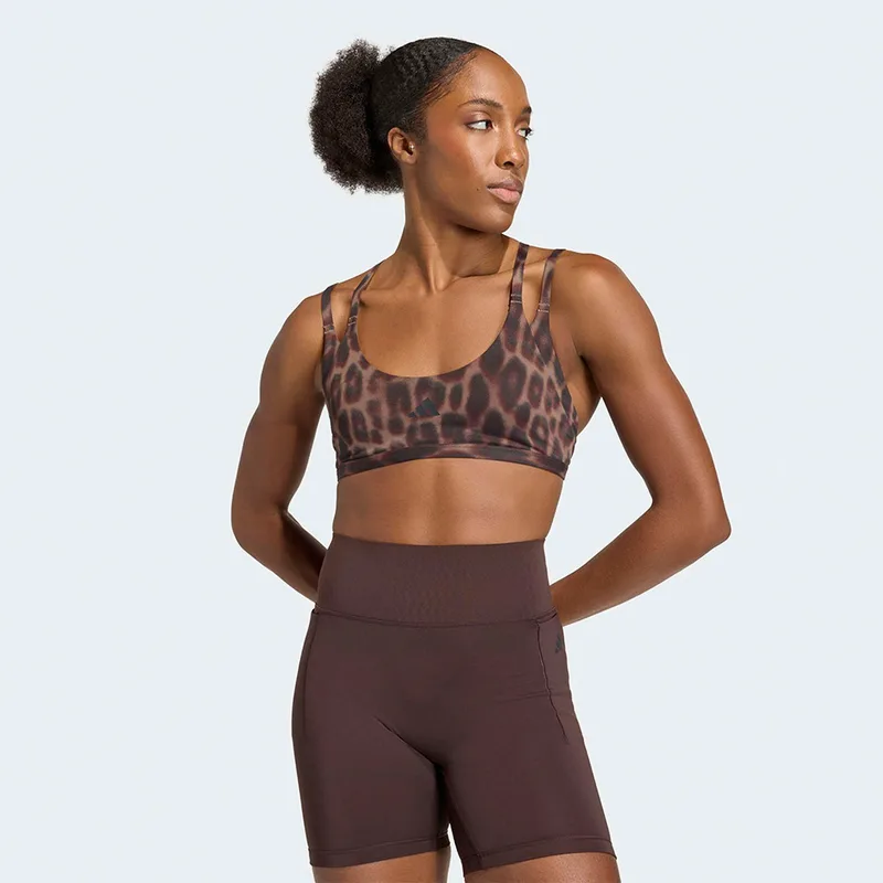 adidas W Optime Workout Leopard Strappy Light Supp (9000261848_92125)