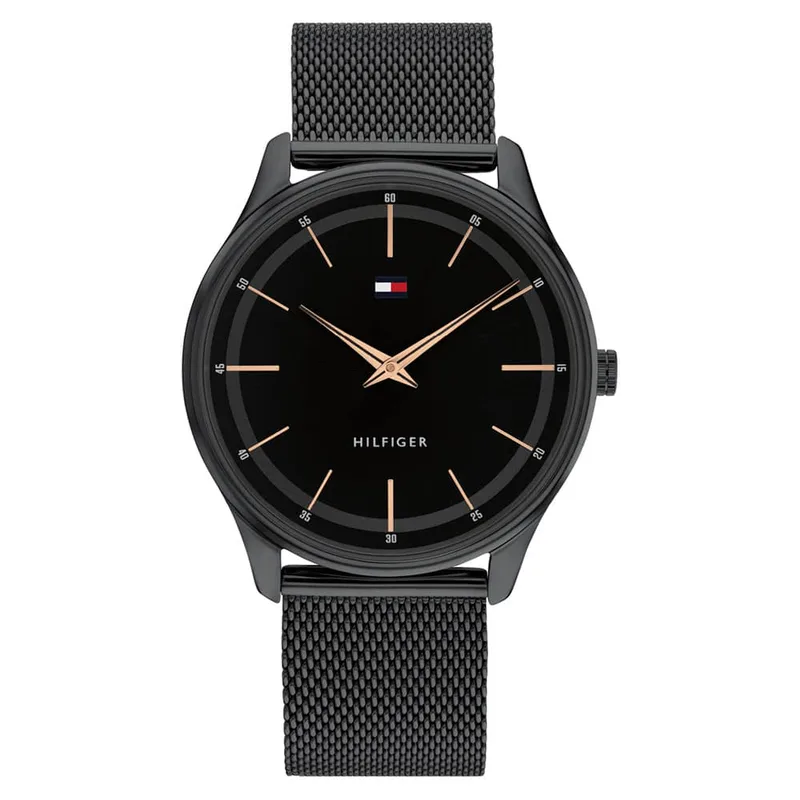 TOMMY HILFIGER Griffin Black Stainless Steel Bracelet 1710470