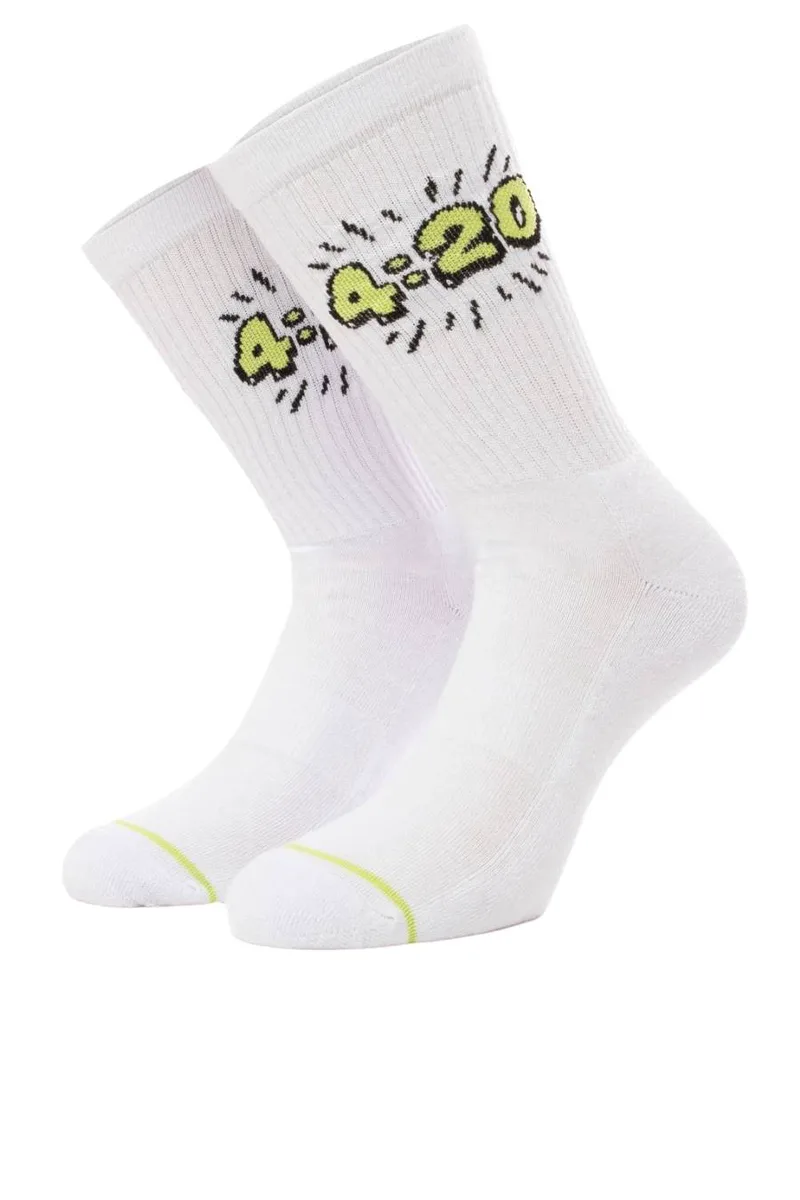 BEE UNUSUAL Unisex κάλτσες 420 - ΑΣΠΡΟ-AS-240116-WHITE
