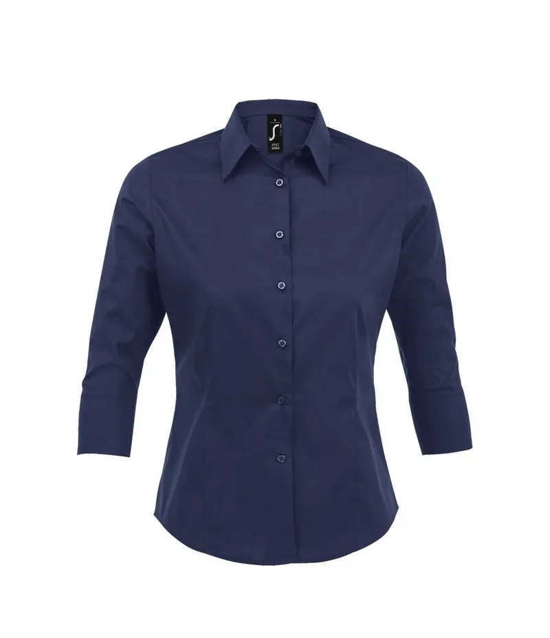 Γυναικείο πουκάμισο Effect SOLS 17010 Dark Blue