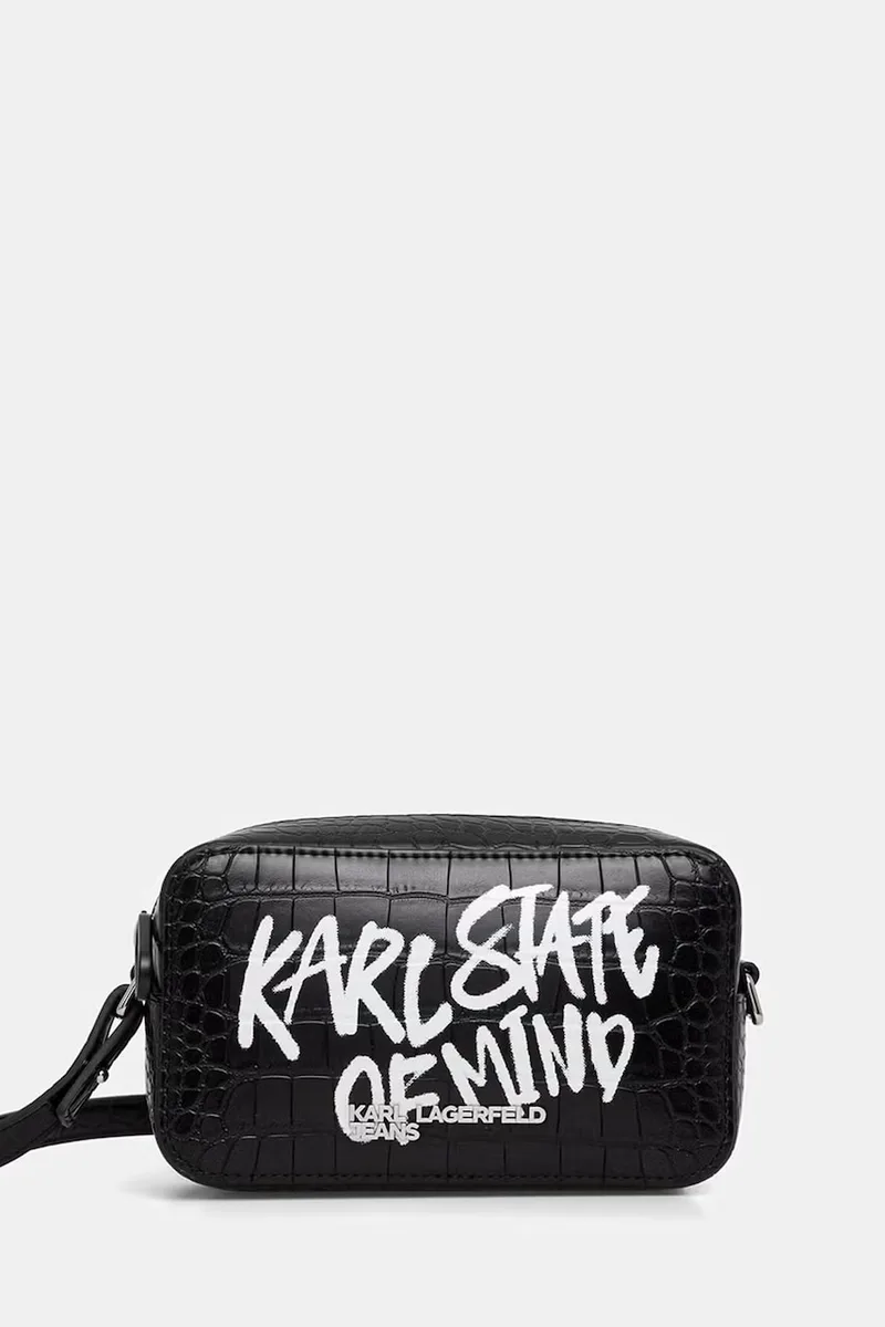 Karl Lagerfeld Jeans χιαστί γυναικεία από απομίμηση δέρματος