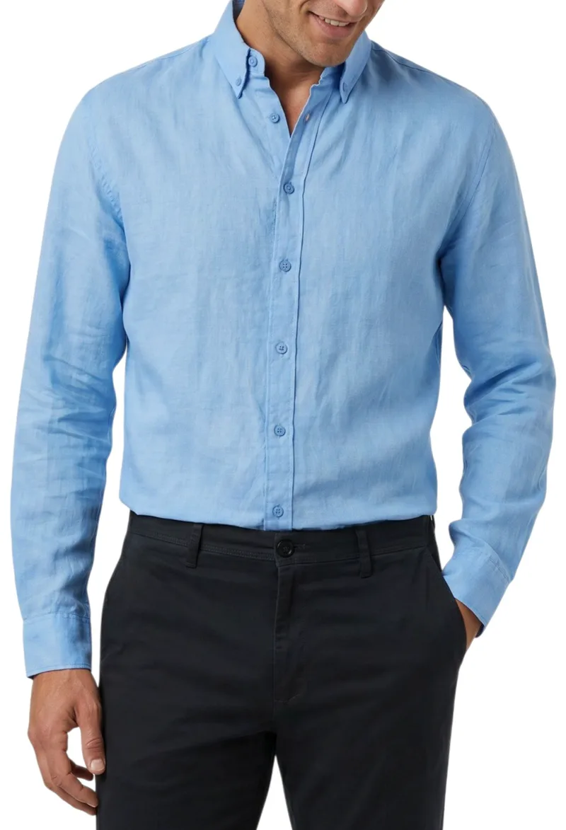 Πουκάμισο Μακρυμάνικο Mexx Caleb MF007200151M-Bright Blue Ανδρικό