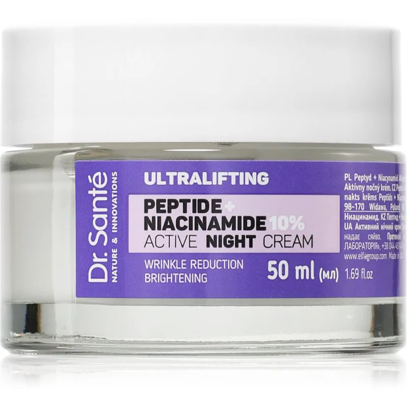 Dr. Santé Ultralifting Peptide + Niacinamide Εντατική κρέμα ανόρθωσης νύχτας 50 ml