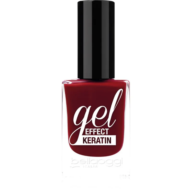 bellaoggi Gel Effect Keratin Nail Polish βερνίκι νυχιών απόχρωση Bloody Mary 10 ml