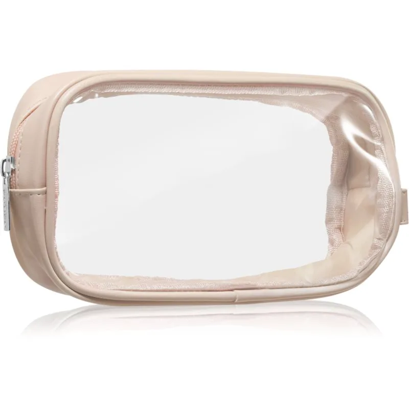 Notino Travel Collection Small Clear Organizer διαφανές νεσεσέρ καλλυντικών διαφανές S Μπεζ 20x10x5 cm 1 τμχ