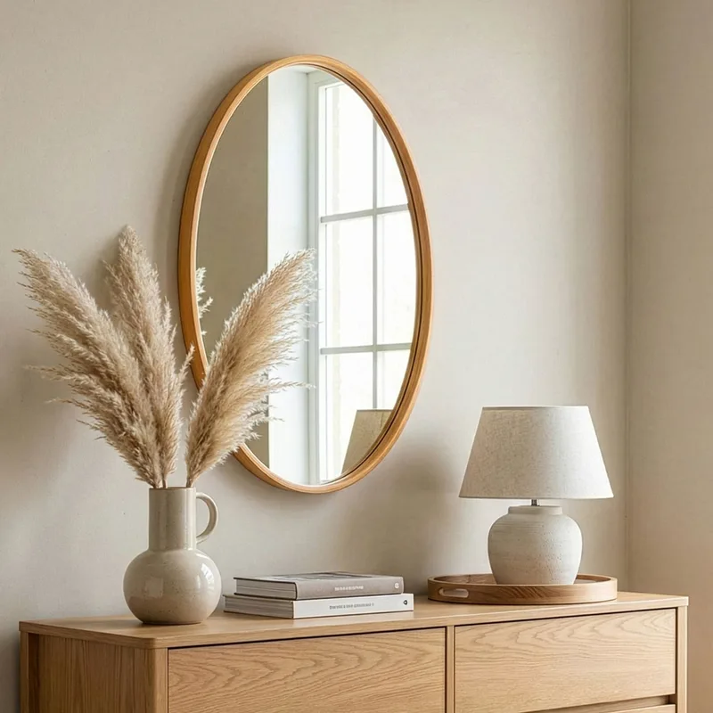 Καθρέπτης Elips - Oak 643Mrl1310 (45x60x4 cm)