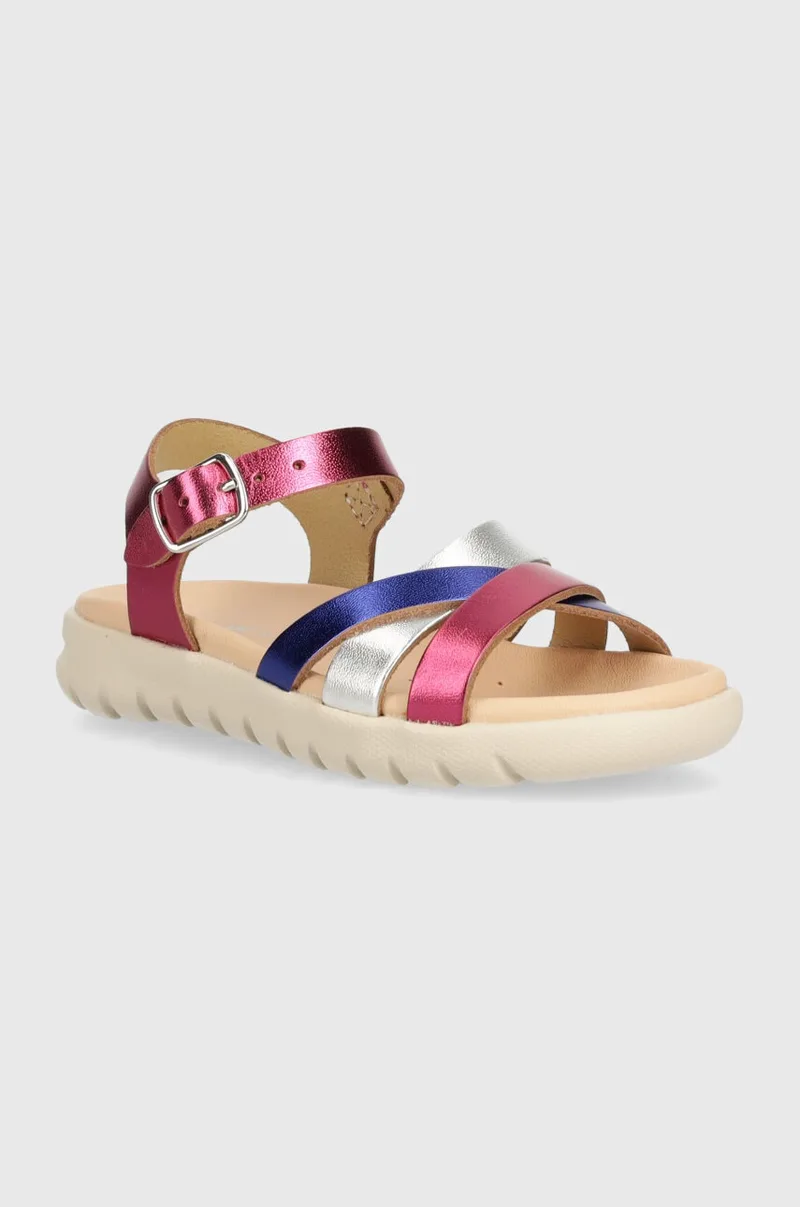 Παιδικά δερμάτινα σανδάλια Geox SANDAL SOLEIMA