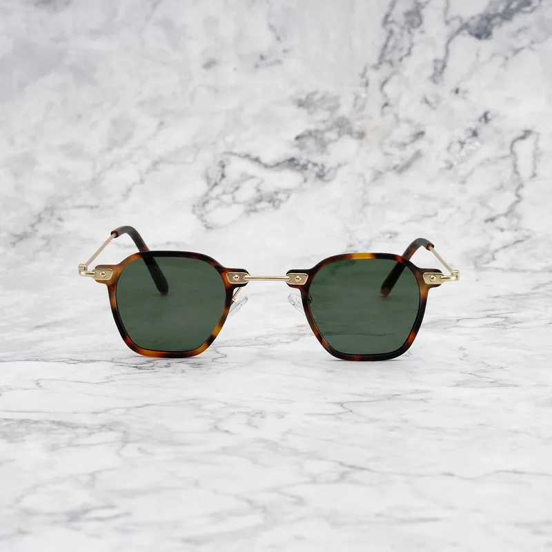 LOGAN 43EP9M - LOGAN - MATT TORTOISE - GREEN Sunglasses | Matt Tortoise | Green Shades | Explicit Poets Sunglasses