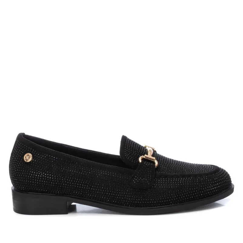 Γυναικεία Xti Γυναικεία Μοκασίνια με Strass 143523 Vegan ΜΑΥΡΟ