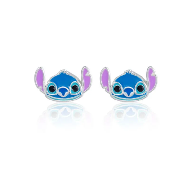 DISNEY Σκουλαρίκια Από Ασήμι Με τον Stitch ES00097SRHL