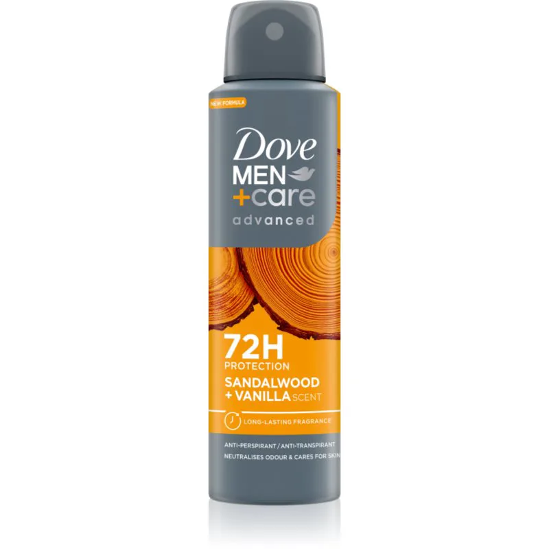 Dove Men+Care Advanced Sandalwood & Vanilla δροσιστικό αποσμητικό για άντρες Sandalwood&Vanilla 150 ml